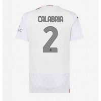 Echipament fotbal AC Milan Davide Calabria #2 Tricou Deplasare 2023-24 pentru femei maneca scurta